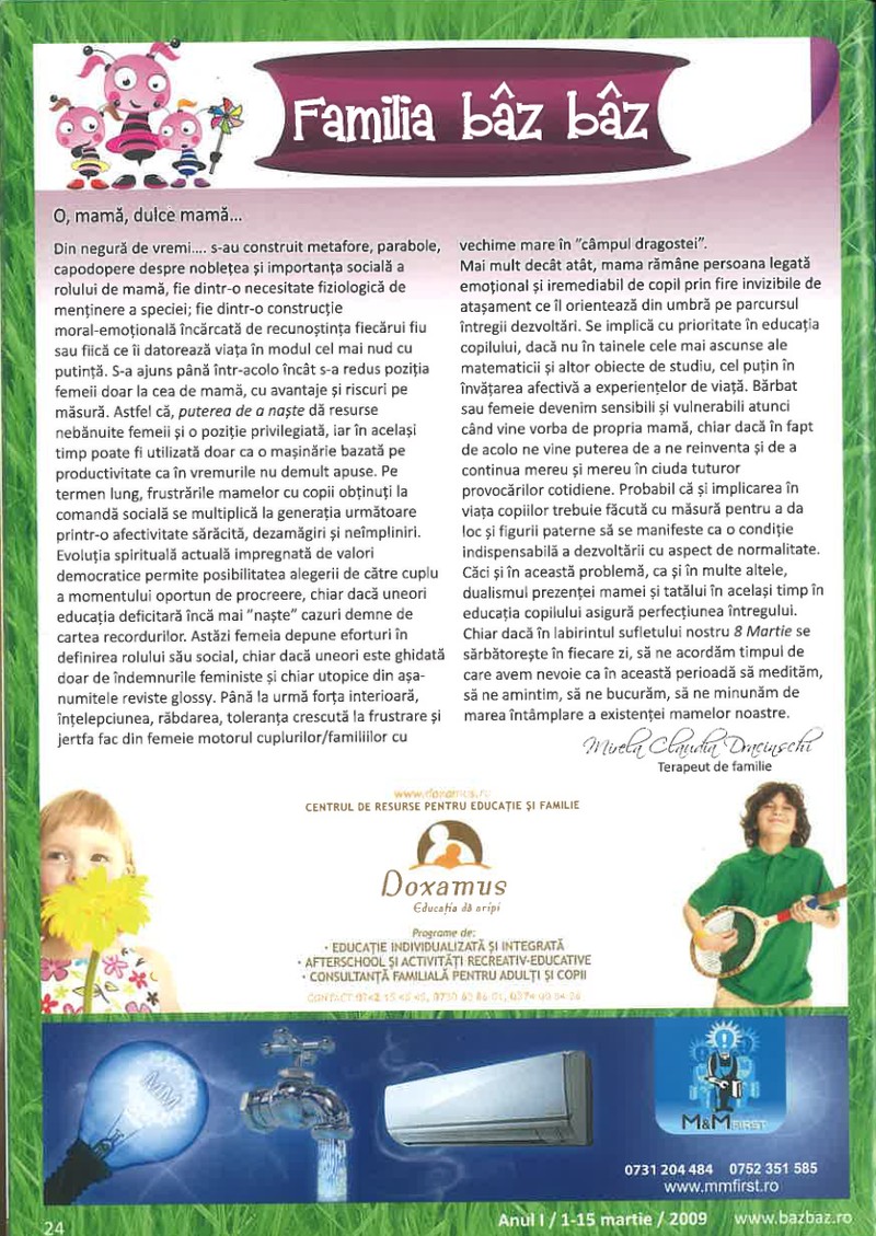 O Mamă, Dulce Mamă